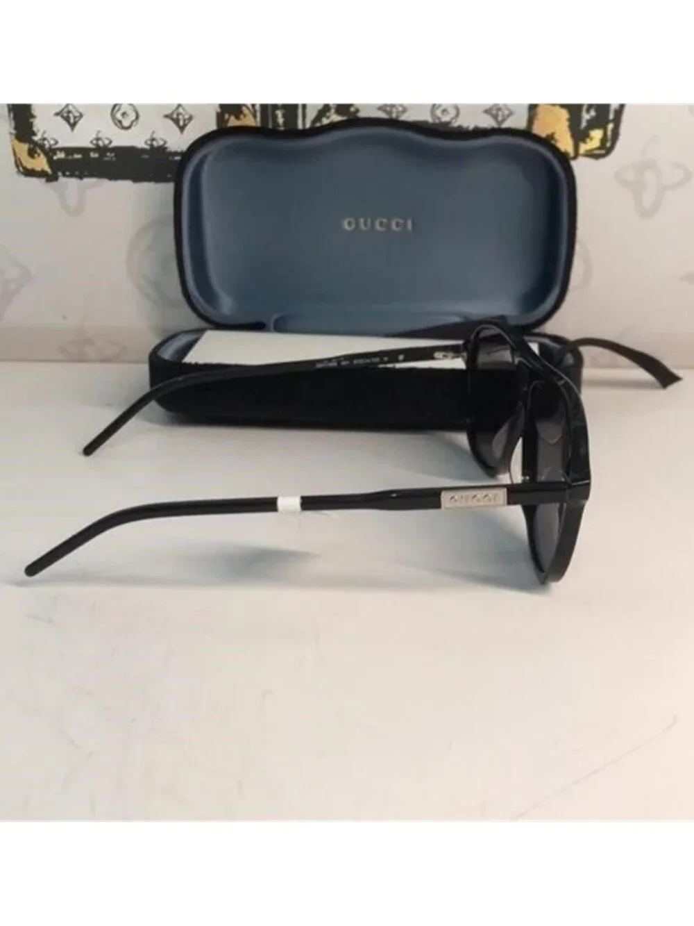 New Authentic Gucci Black Sunglasses GG1156s 001